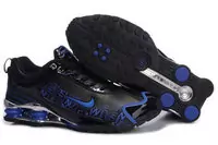 nike hommes shox r4 rival chaussures nouveau noir bleu